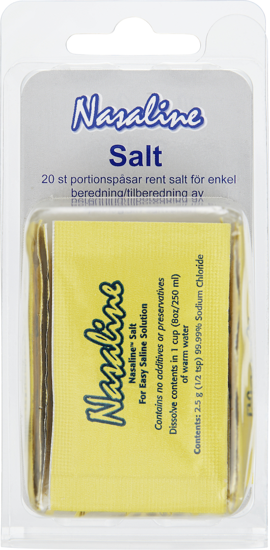 Nasaline salt till nässköljning 20 st