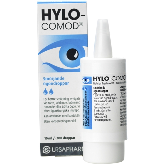 Hylo-Comod ögondroppar 300 doser 10 ml
