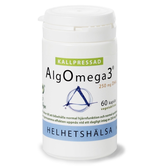 Helhetshälsa Kallpressad AlgOmega3 60 kapslar