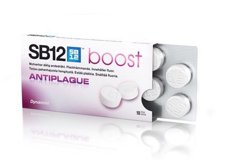 SB12 Boost Antiplaque tuggummi 10 st