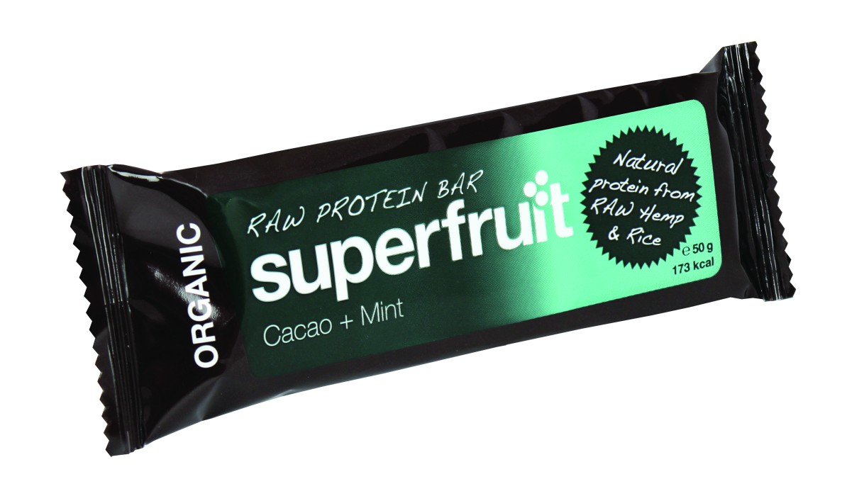 Superfruit RAW Protein Bar Cacao & Mint 50 g