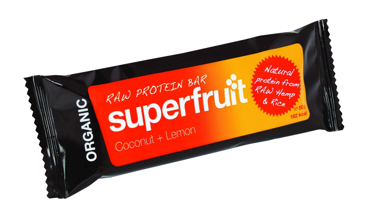 Superfruit Raw Protein Bar Coconut Lemon 50 g