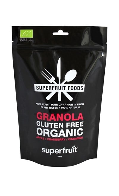 Superfruit Foods Granola Apple, Cranberry, Cinnamon 300 g