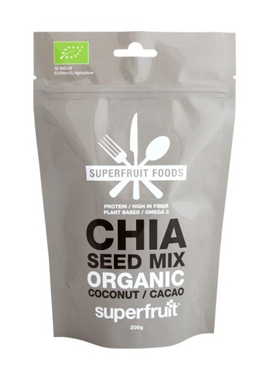 Superfruit Foods Chia Seed Mix Coconut Cacao 200 g