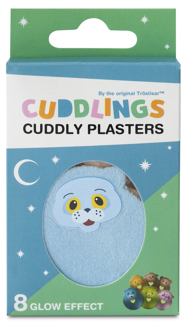 Cuddlings Gosedjursplåster Lyser i mörker 8 st