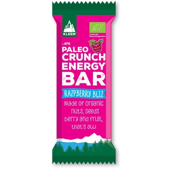 KLEEN Paleo Crunch Energy Bar Raspberry Bliz 47 g