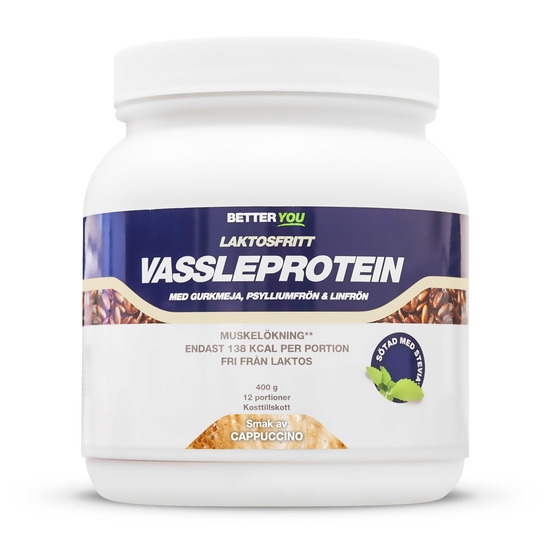 Better You Vassleprotein Laktosfritt 400g Cappuccino