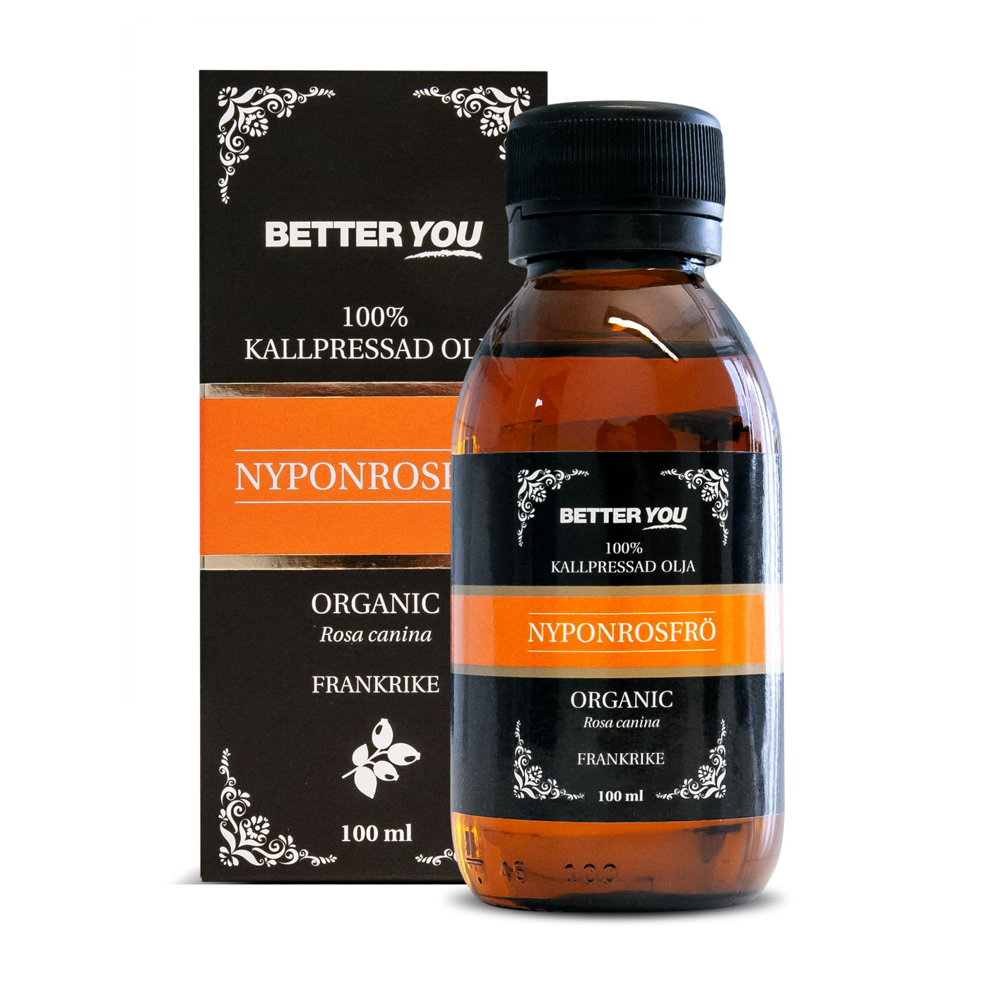 Better You Nyponrosfröolja  Kallpressad 100 ml