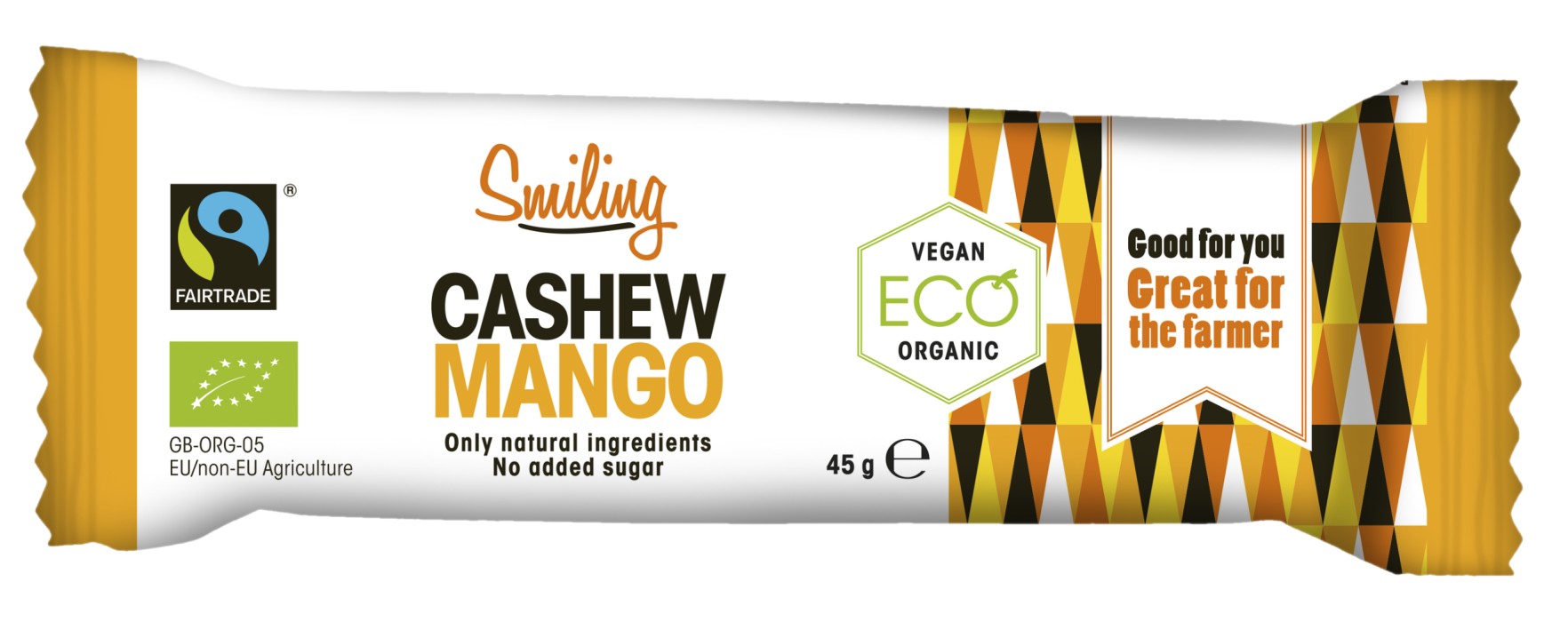 Smiling Bar Cashew Mango 45 g