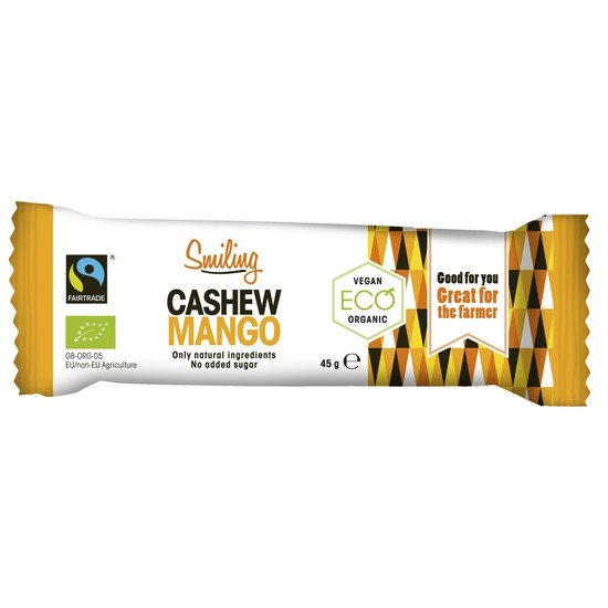 Smiling Bar Cashew Mango 45 g