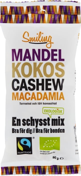 Smiling Mandel Kokos Cashew Macadamia 50 g