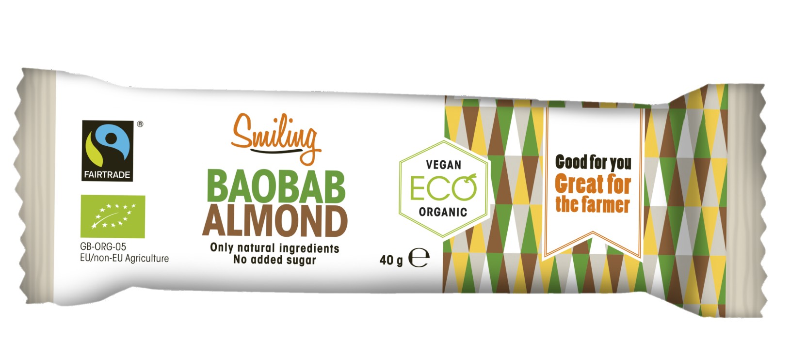 Smiling Bar Baobab Mandel 40 g