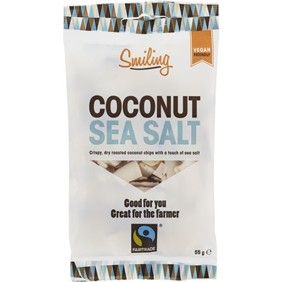 Smiling Kokoschips Havssalt 55 g