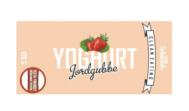 Clean Eating Yoghurt Jordgubbe 100 g