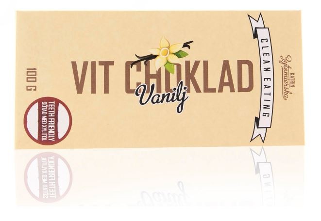 Clean Eating Vit Choklad Vanilj 100 g