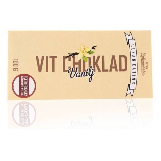 Clean Eating Vit Choklad Vanilj 100 g
