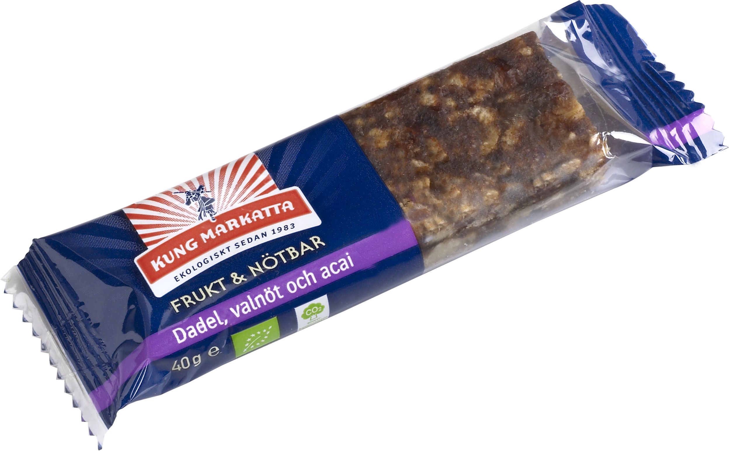 Kung Markatta Frukt & Nötbar Dadel Valnöt & Acai 40 g