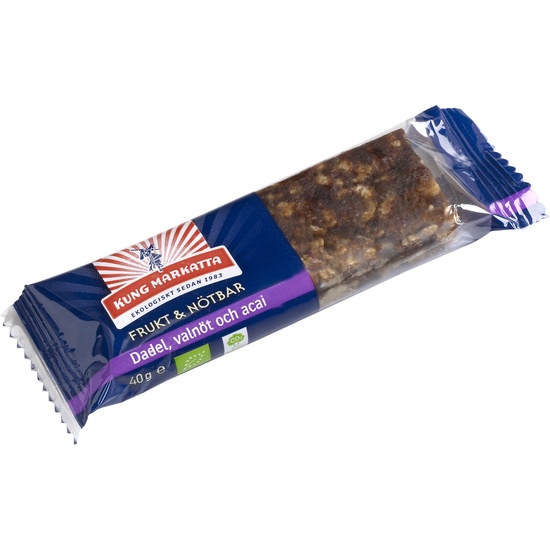 Kung Markatta Frukt & Nötbar Dadel Valnöt & Acai 40 g