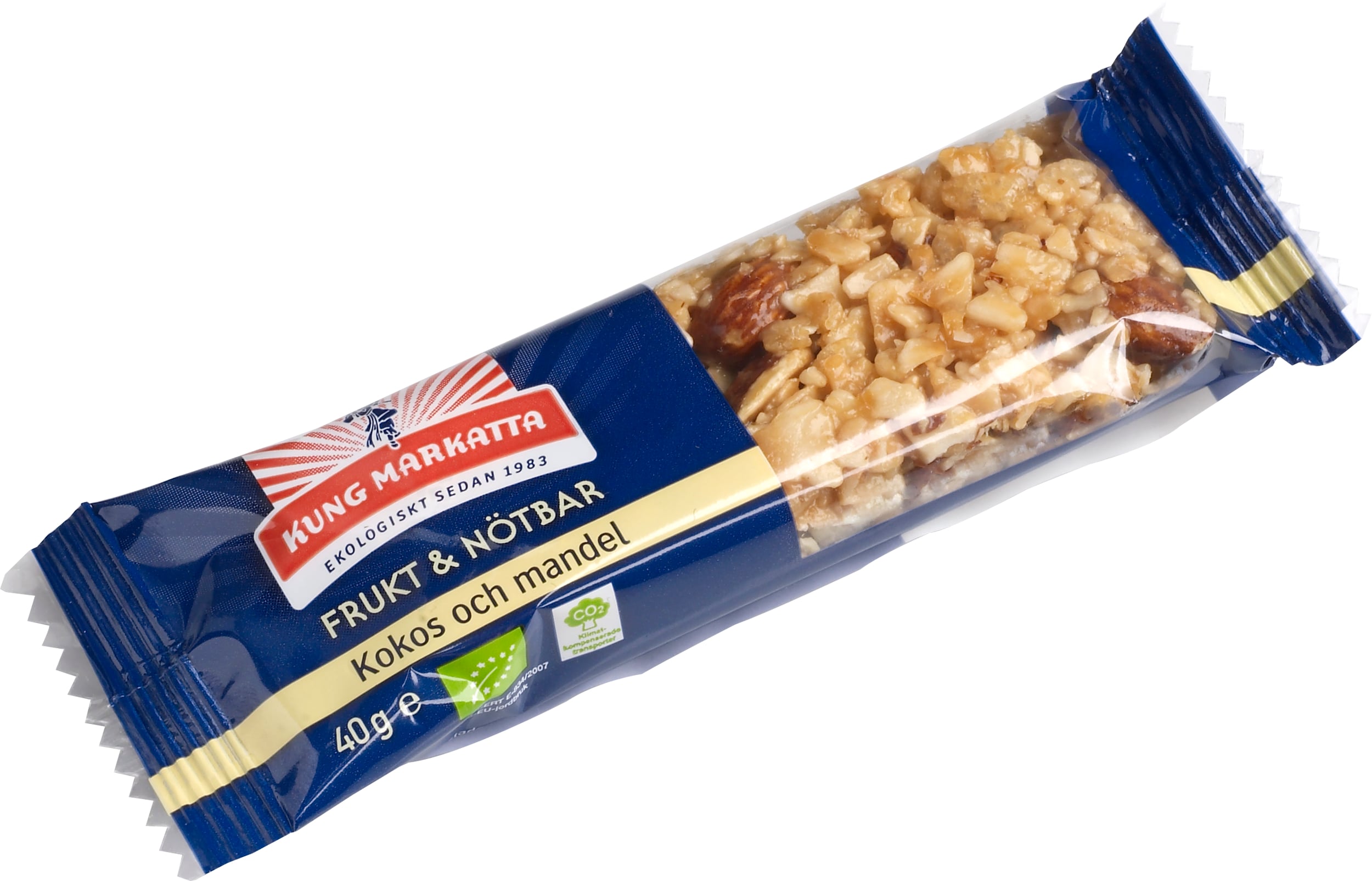 Kung Markatta Frukt & Nötbar Kokos Mandel 40 g