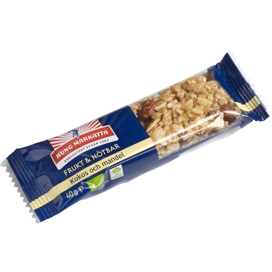 Kung Markatta Frukt & Nötbar Kokos Mandel 40 g
