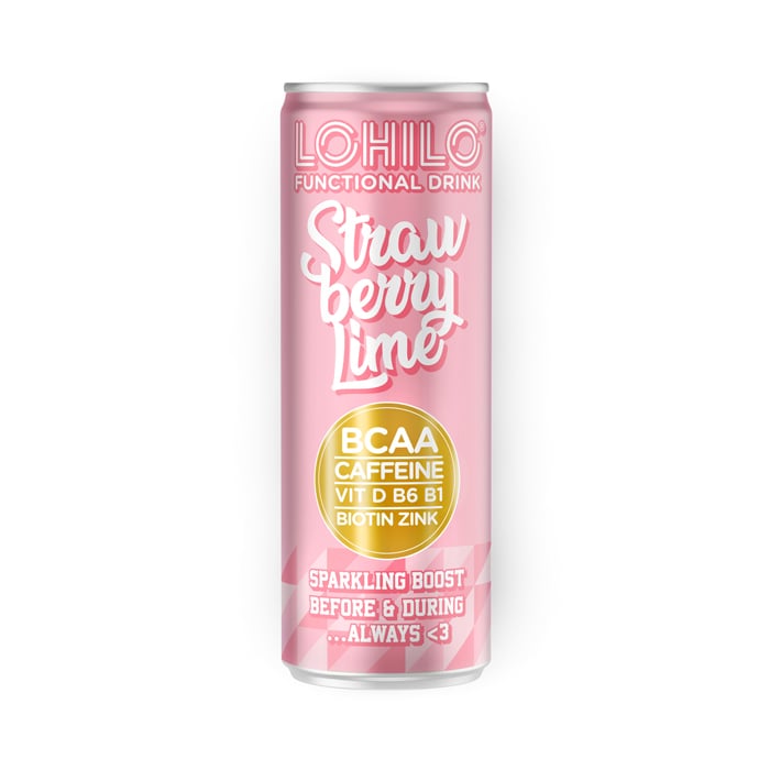LOHILO Functional Drink Strawberry Lime 330 ml