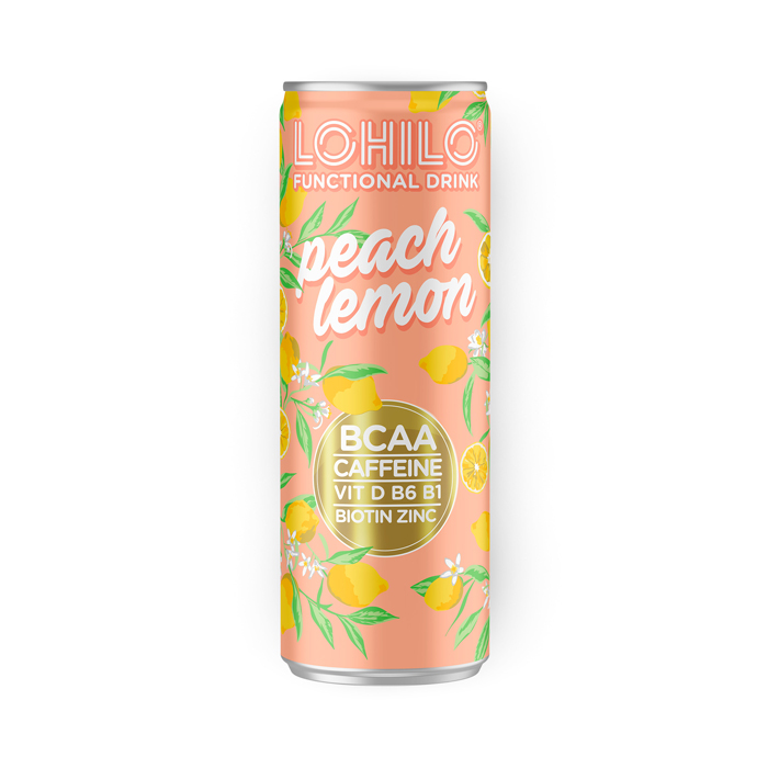 LOHILO Functional Drink Peach Lemon 330 ml