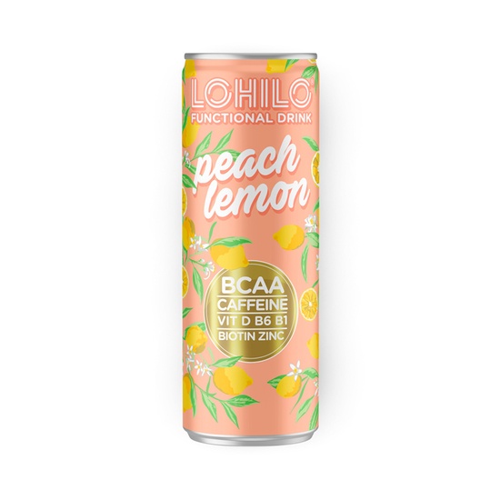 LOHILO Functional Drink Peach Lemon 330 ml