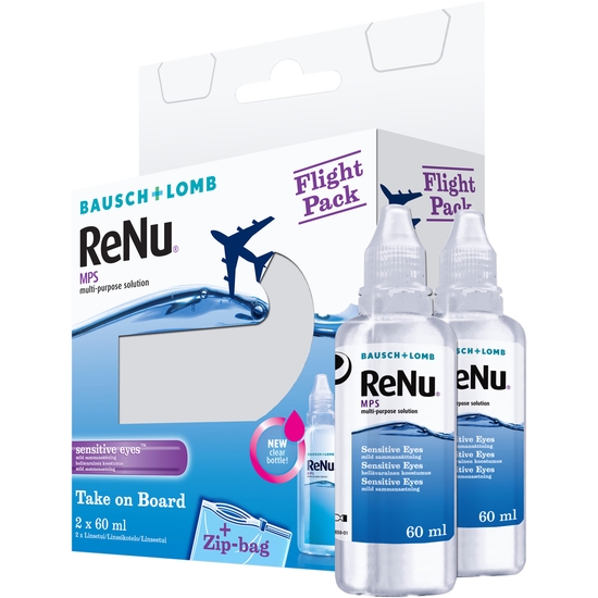 ReNu Multi-Purpose Solution Flight Pack 2 x 60 ml