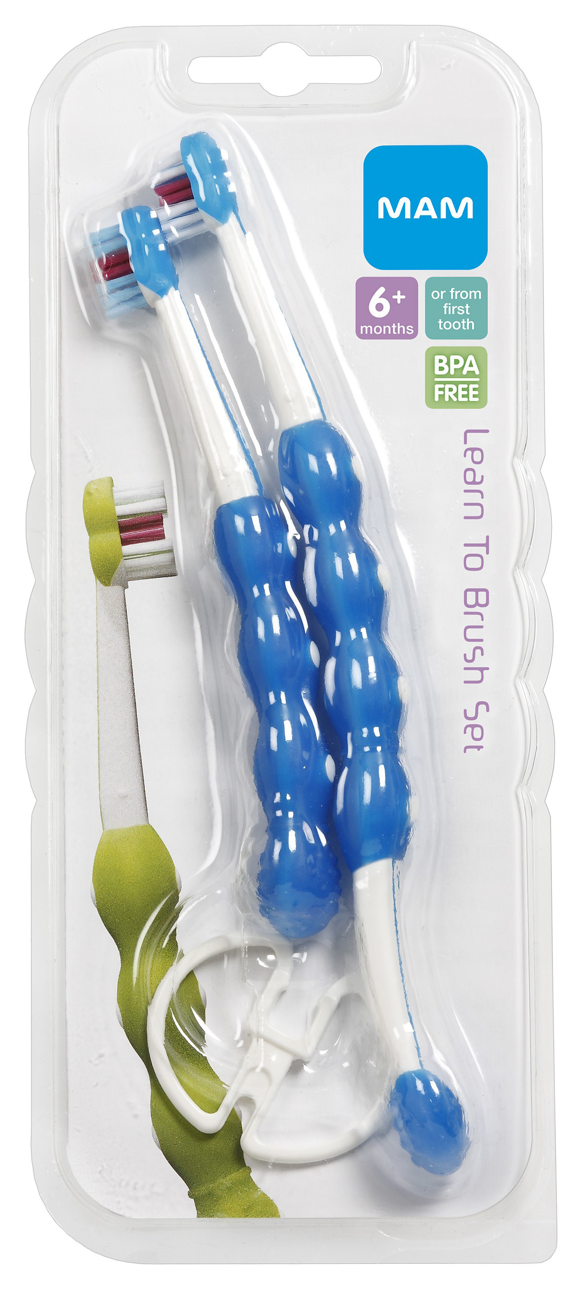 MAM Learn To Brush Set - blandade färger 2 st