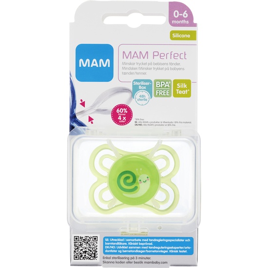 Mam Perfect Napp 0-6 Månader - Blandade Färger