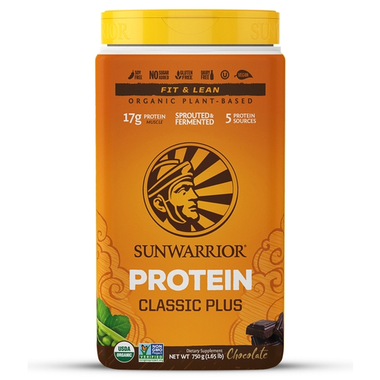 Sunwarrior Protein Classic Plus 750 g Choklad