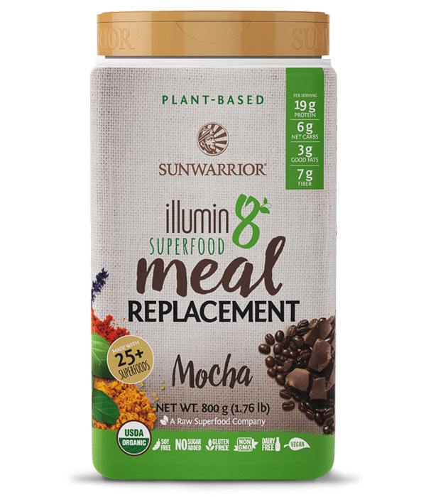Sunwarrior Illumin8 Meal Replacement Mocha 800 g