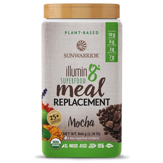 Sunwarrior Illumin8 Meal Replacement Mocha 800 g
