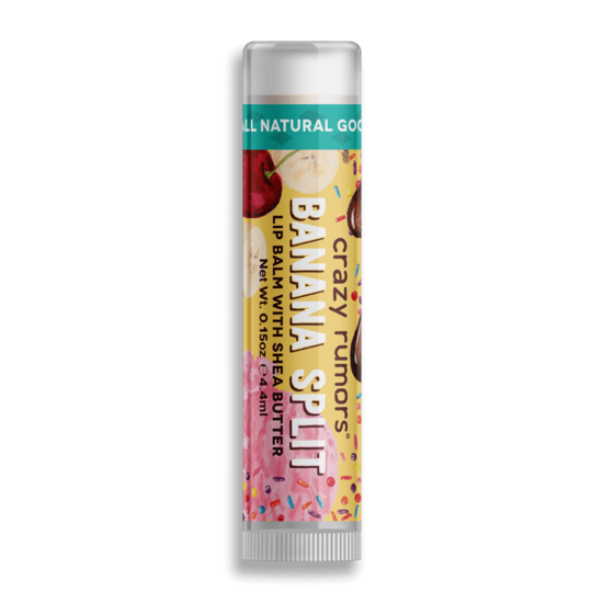 Crazy Rumors Banana Split Lip Balm