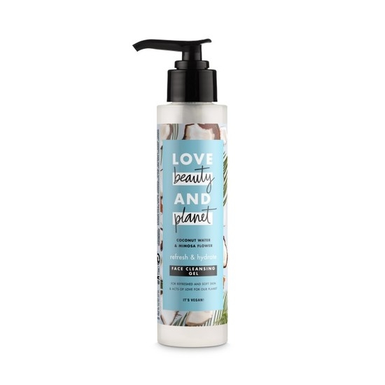 Love Beauty and Planet Refresh and Hydrate Face Cleansing Gel 125 ml