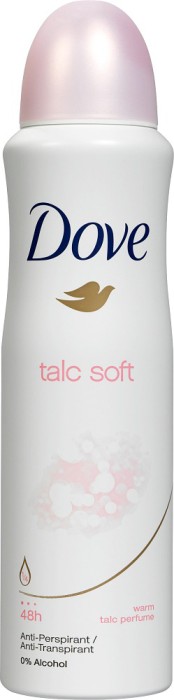 Dove Talc Soft Deo Spray 150 ml