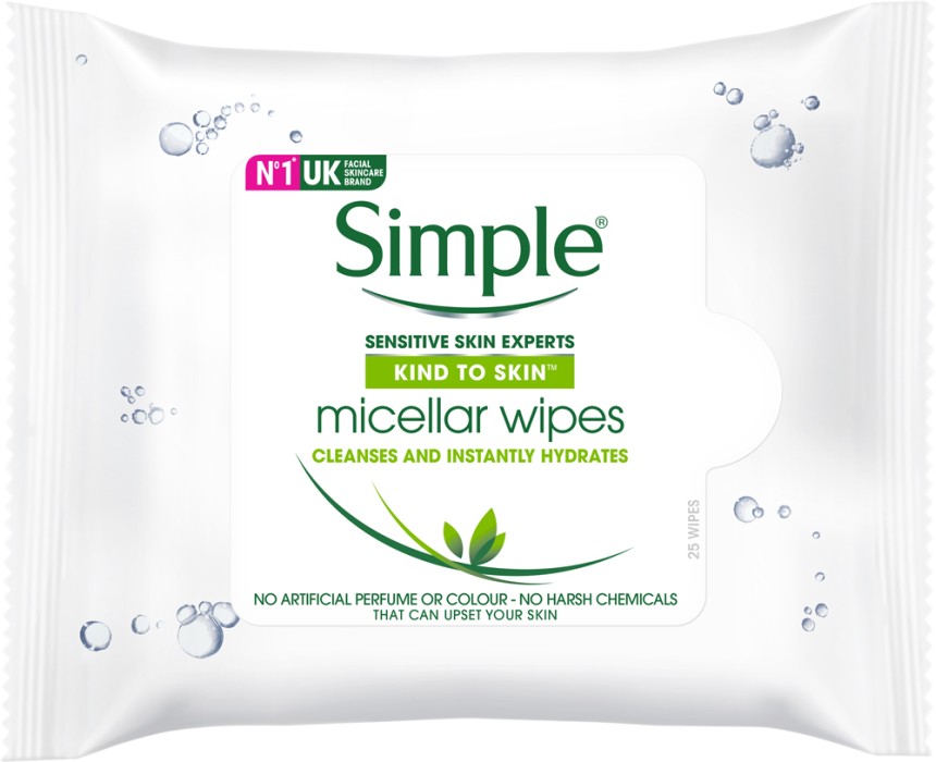 Simple Micellar Cleansing Wipes 25 st