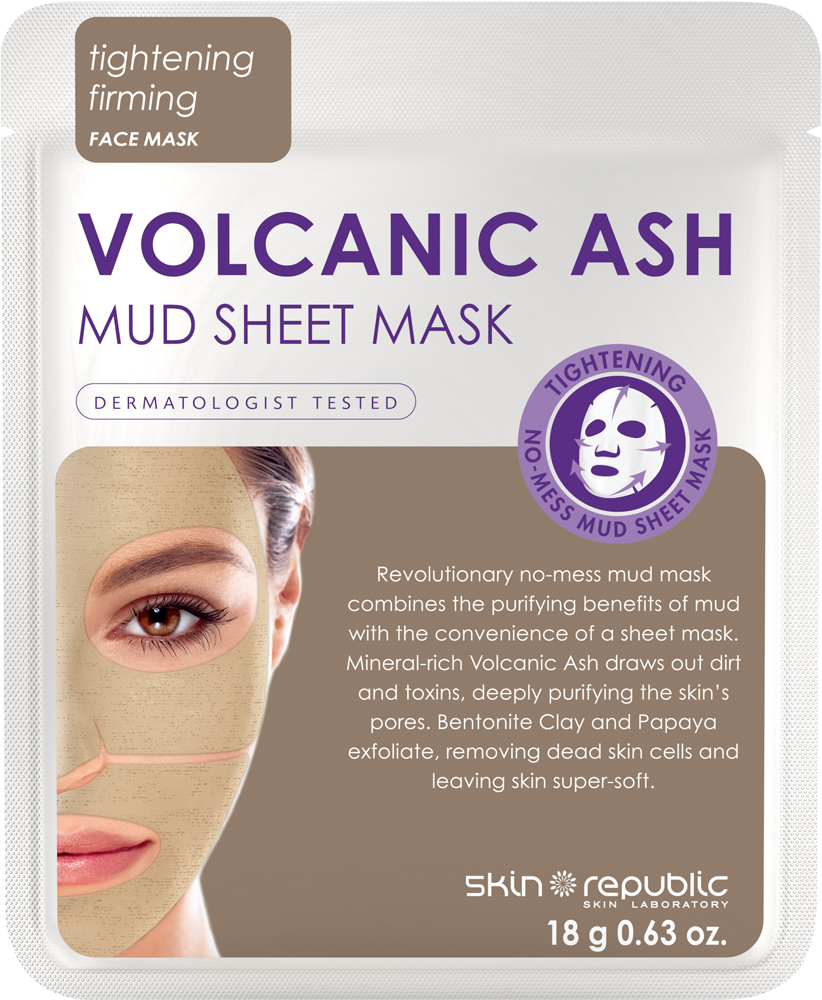 Skin Republic Volcanic Ash Mud Sheet Face Mask