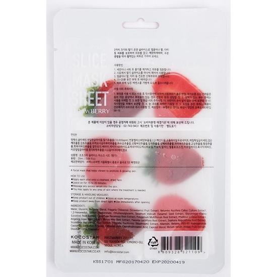 Kocostar Slice Mask Sheet Strawberry