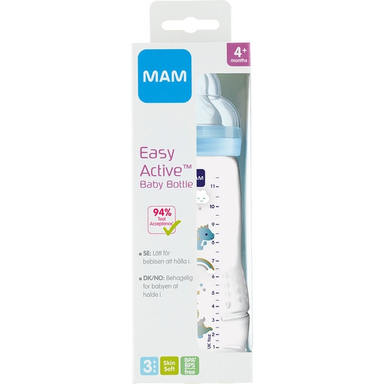 MAM Easy Active Baby Bottle 4+m 330 ml - Blandade färger