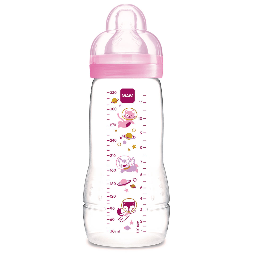 MAM Easy Active Baby Bottle Pink 4+m 330 ml