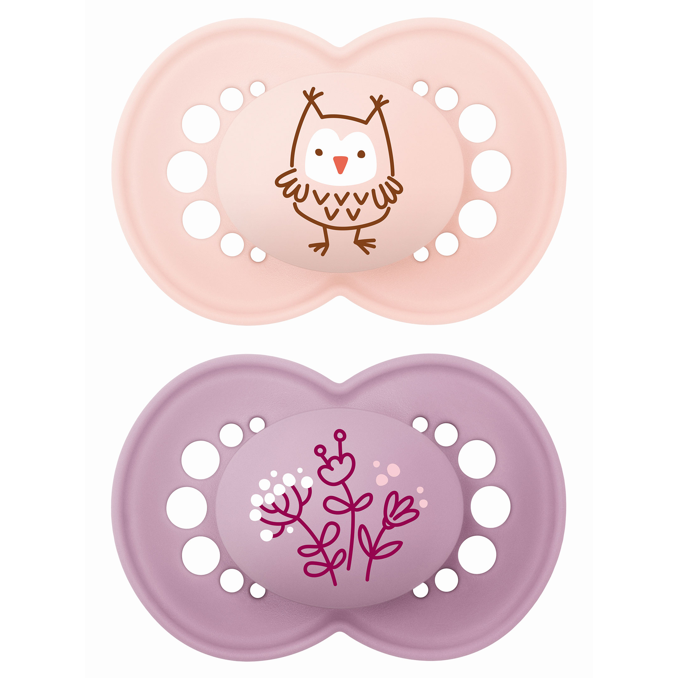 MAM Original Silicone Pink 16-36m 2-pack