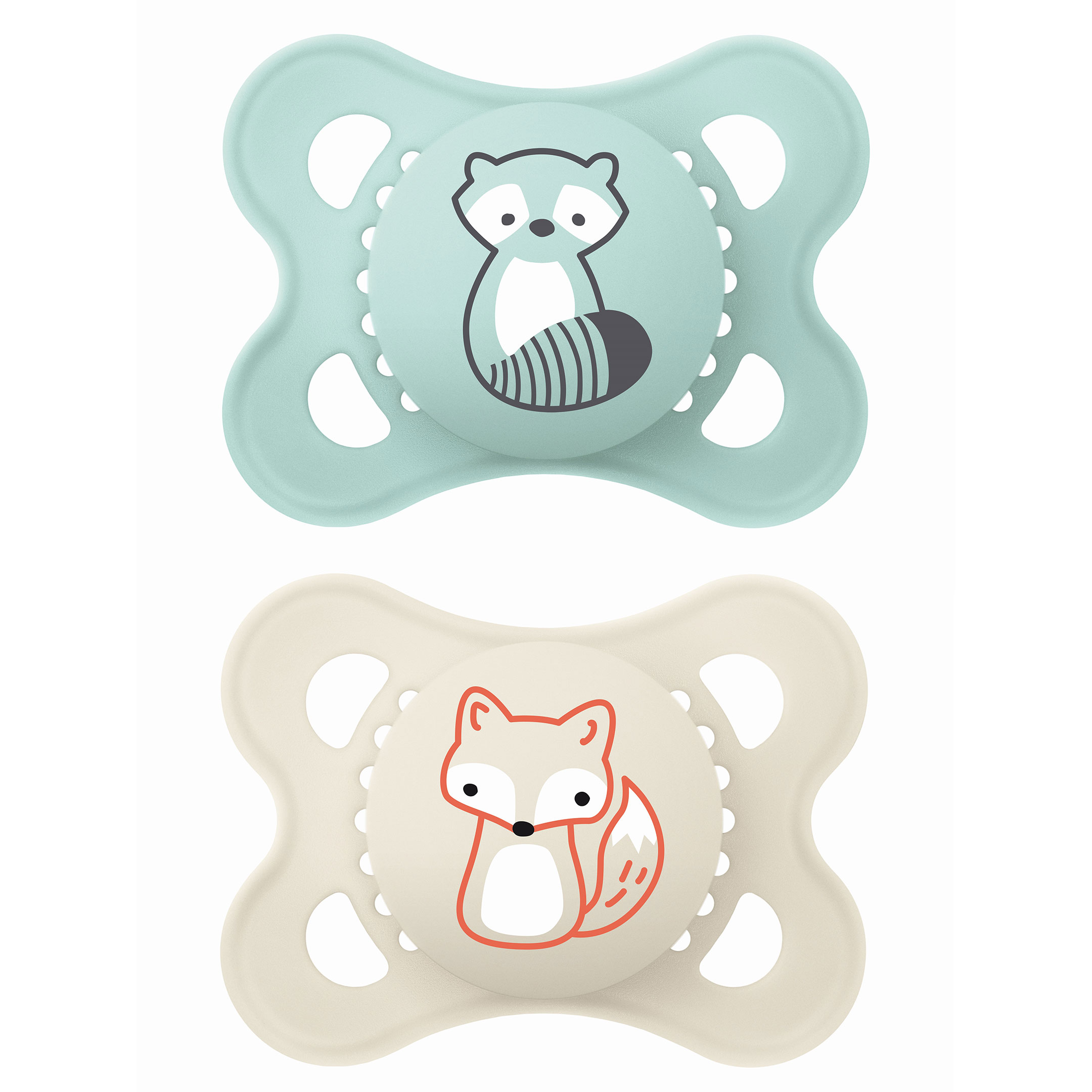MAM Original Silicone Blue 0-6m 2-pack