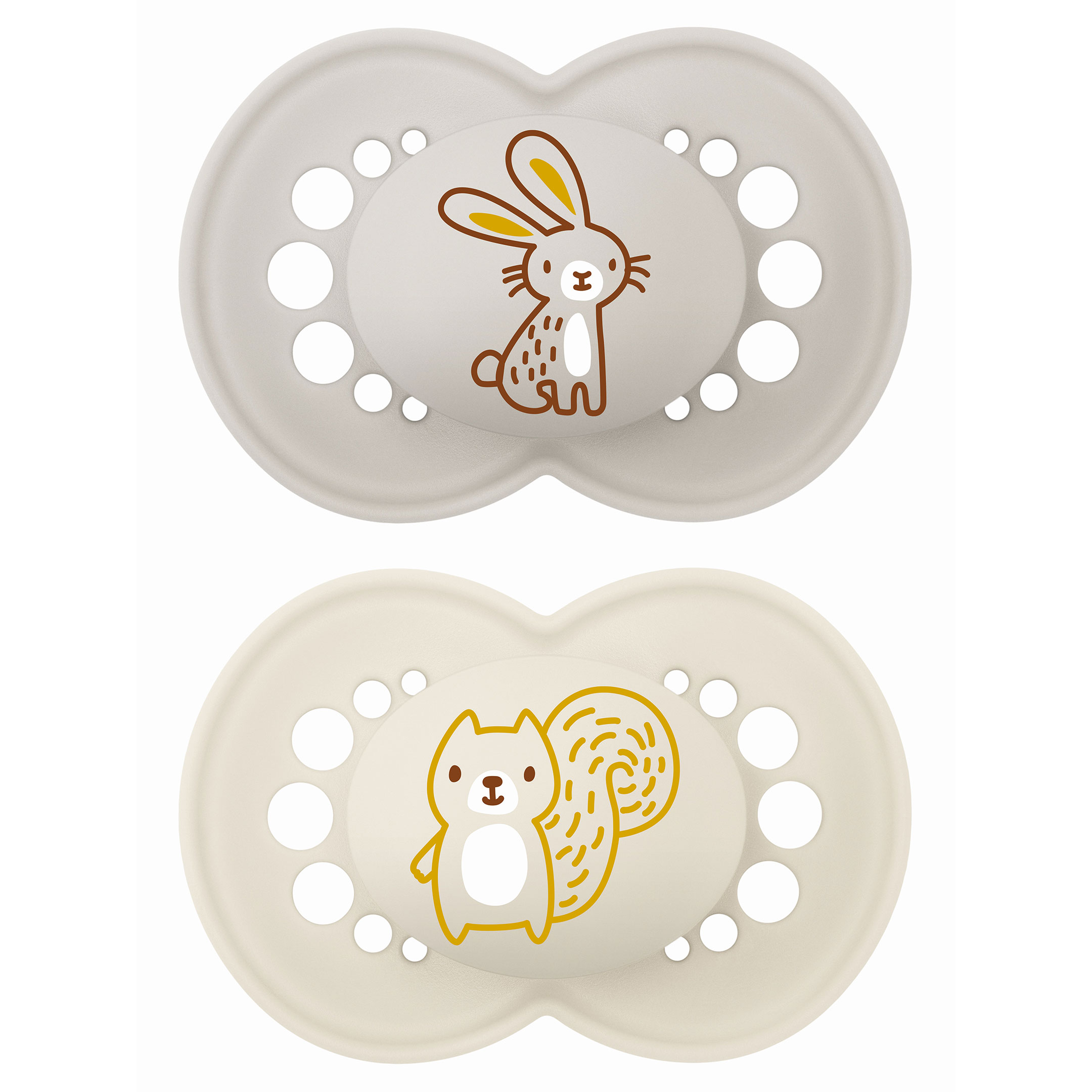 MAM Original Silicone Neutral 6-16m 2-pack