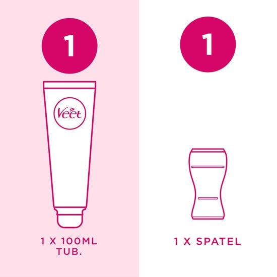 Veet Pure Hårborttagningskräm Bikini & Armhåla Känslig hud 100 ml