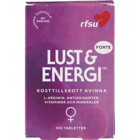 RFSU Lust & Energi Kvinna 100 tabletter