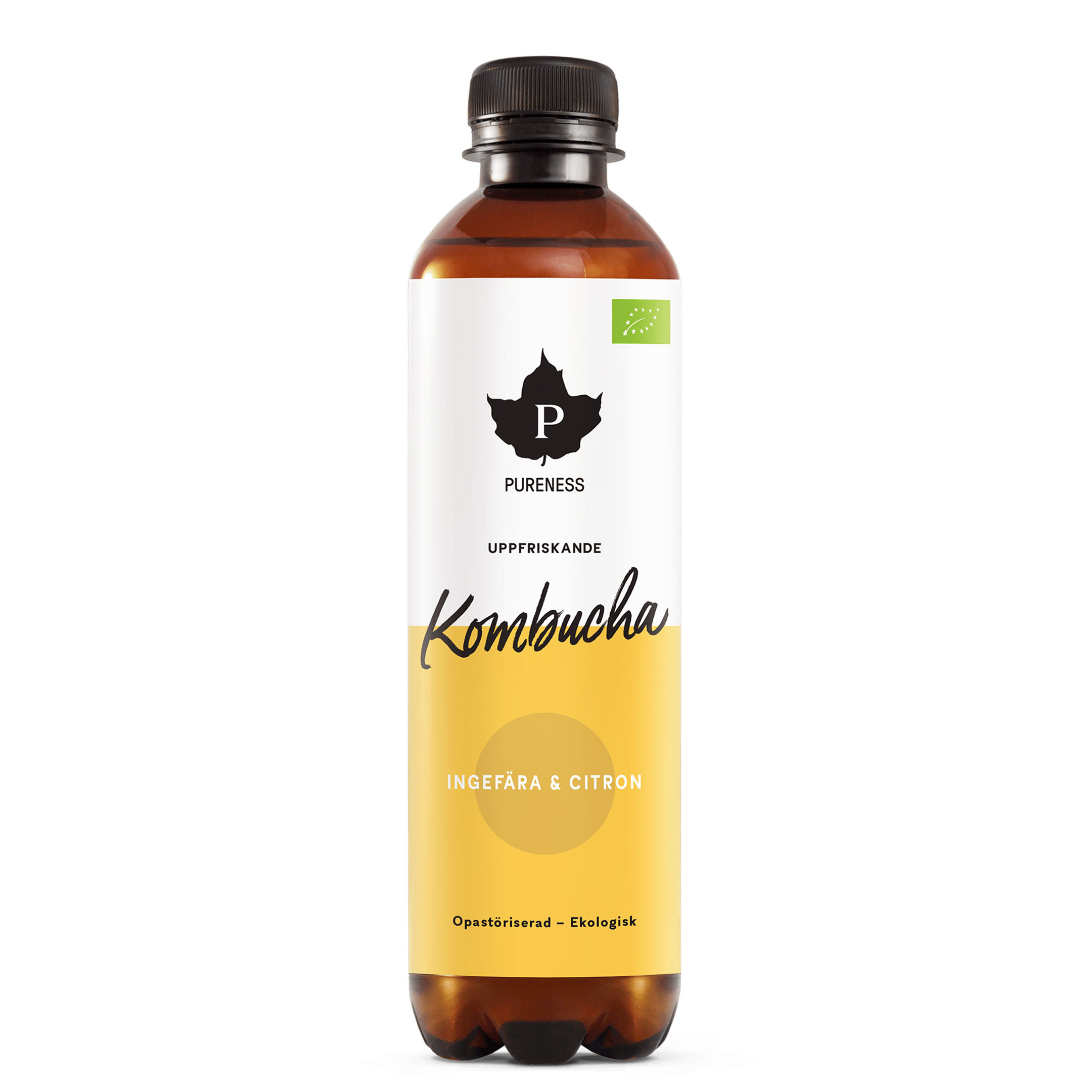Pureness Kombucha Ingefära & Citron Eko 370 ml