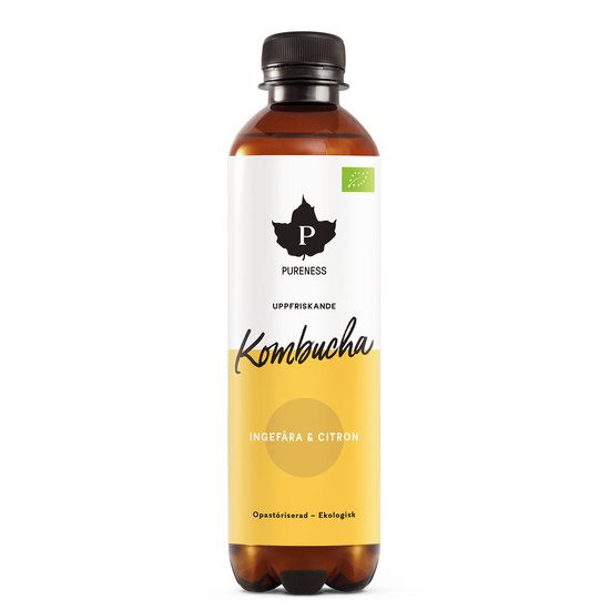 Pureness Kombucha Ingefära & Citron Eko 370 ml