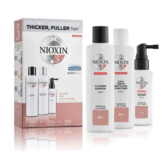 Nioxin Trial Kit System 3 för fint, tunt och färgat hår 150+150+50 ml