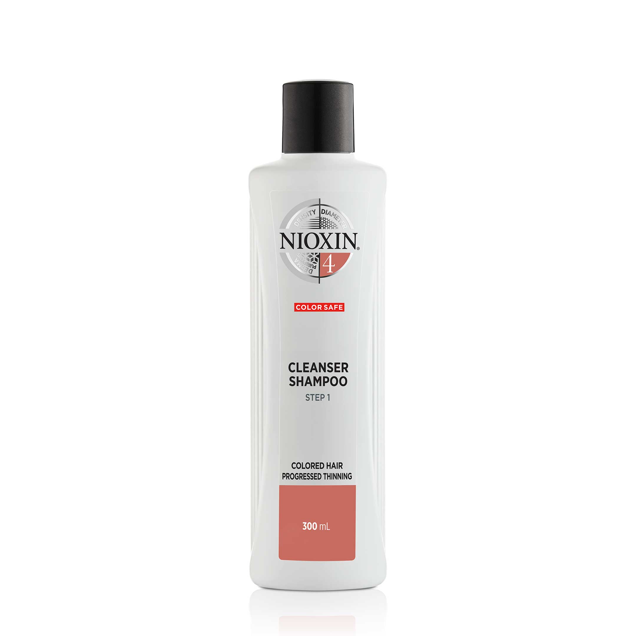 Nioxin System 4 Cleanser Schampo för märkbart tunt, färgat hår 300 ml